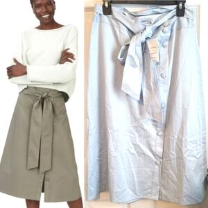 🆕️ club monaco • jalila powder blue midi skirt